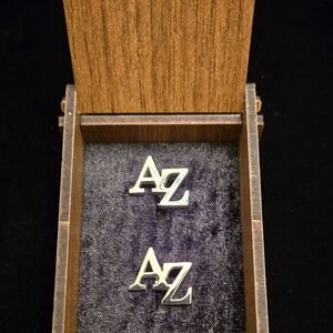 NEW STERLING SILVER AZ CUFF LINKS
